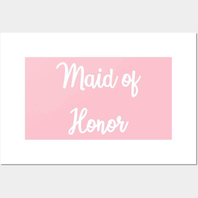 Girlfriend Wedding Bridal Shower Fiance Engaged Maid Of Honor Bridals Gift 2021 Wall Art by Isdinval